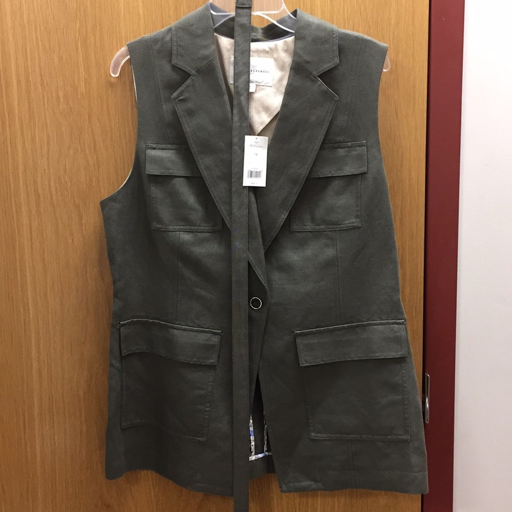 Army Green Banana Republic Blazer